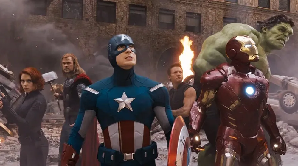 A still from The Avengers