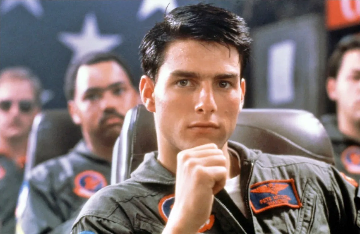 Tom Cruise in a still from Top Gun