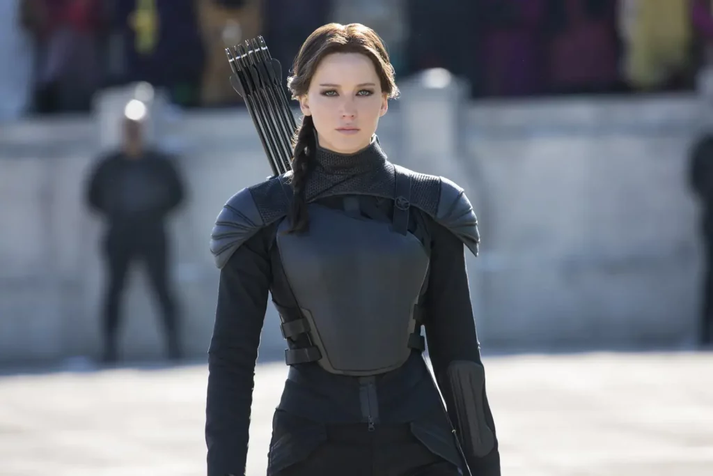 Jennifer Lawrence as Katniss Everdeen (The Hunger Games)