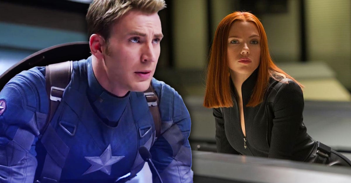 the winter soldier originally paired chris evans with another avenger, not scarlett johansson's black widow