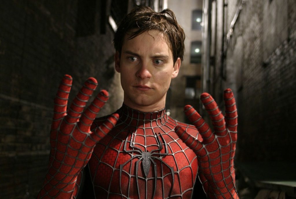 Tobey Maguire played Spider-Man in Sam Raimi's trilogy