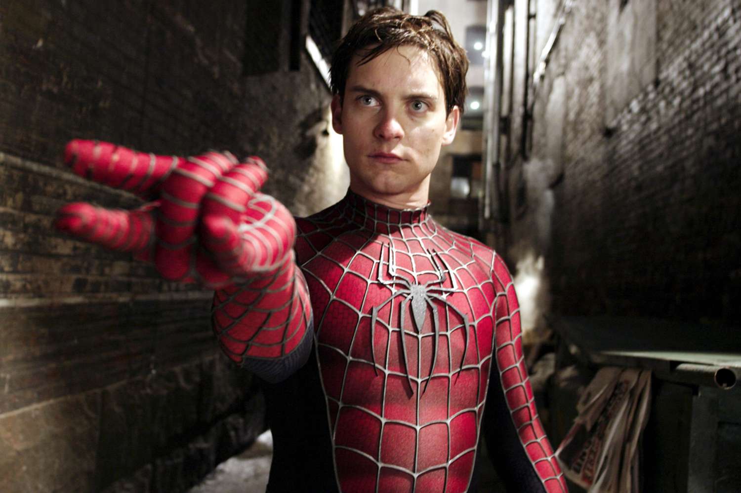 Tobey Maguire played Spider-Man in the Sam Raimi trilogy