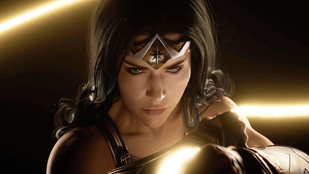 A snapshot from Wonder Woman's Game Announcement Teaser.