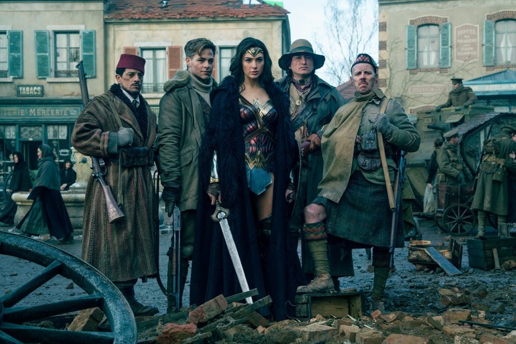 Gal Gadot and Chris Pine in a still from Wonder Woman 