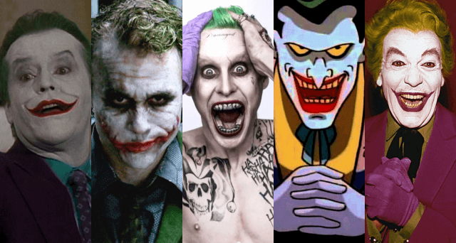All the versions of Joker yet