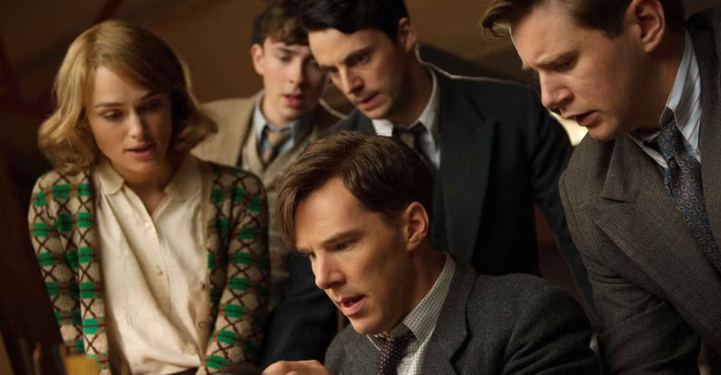 Benedict Cumberbatch while cracking Enigma in The Imitation Game