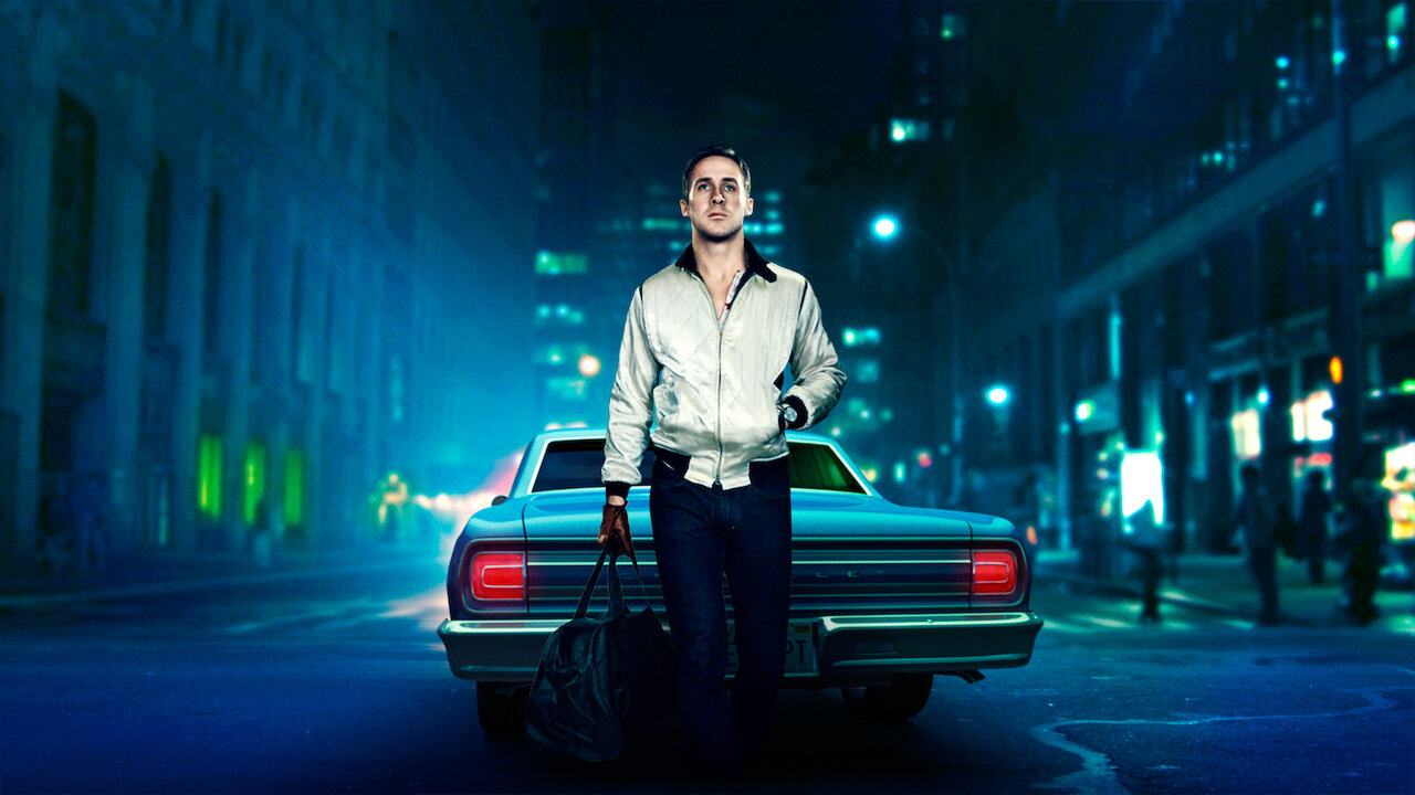 Ryan Gosling in a still from Drive