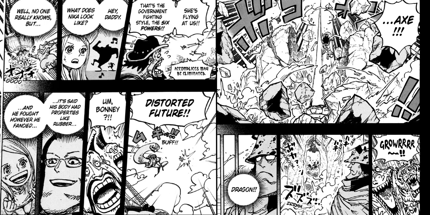 Kuma in One Piece chapter 1101