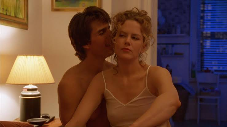 Tom Cruise and Nicole Kidman in Stanley Kubrick’s 1999 movie