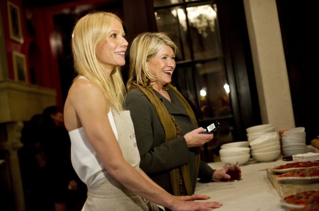 Martha Stewart and Gwyneth Paltrow