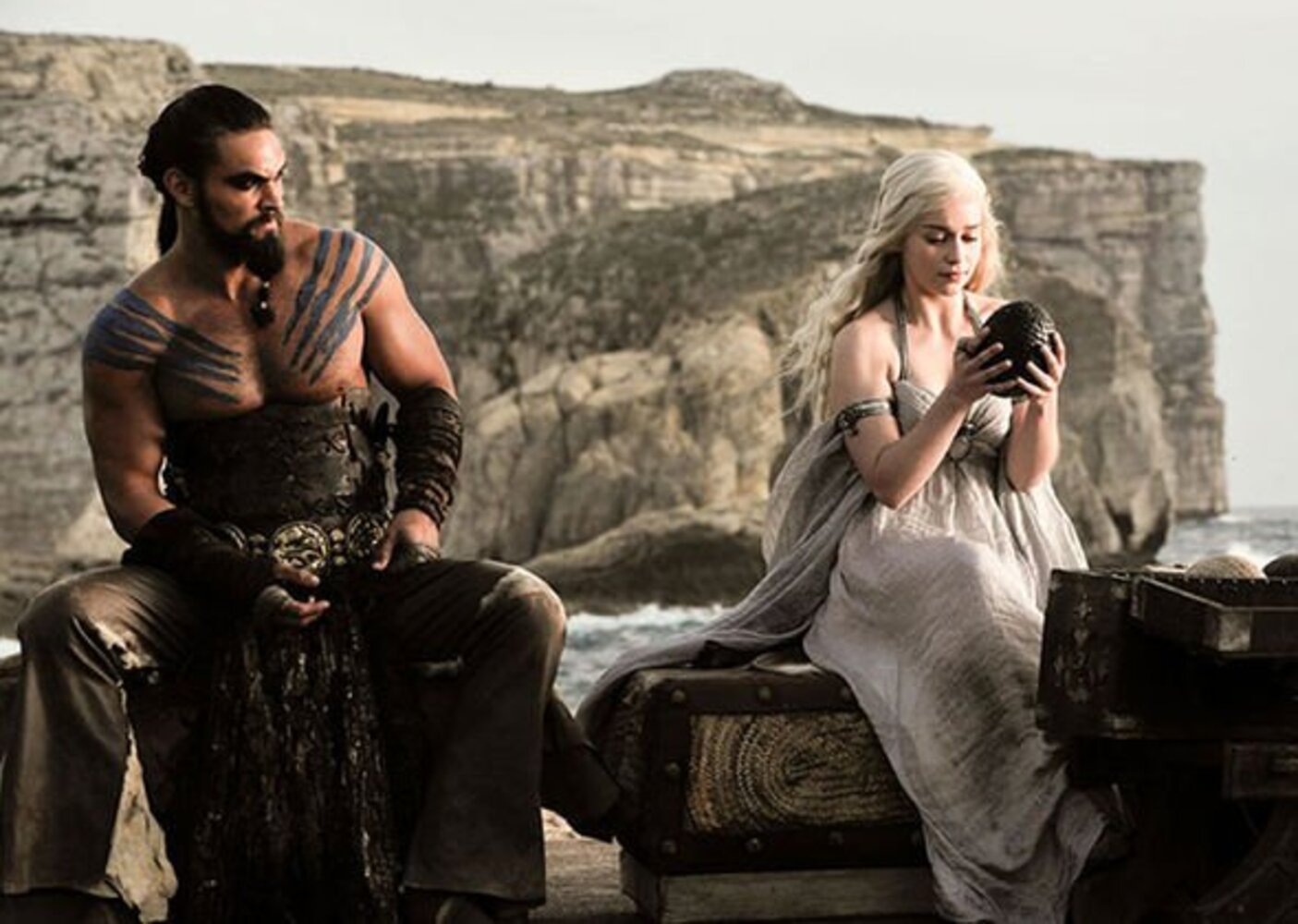 A still from Daenerys Targaryen and Khal Drogo’s wedding