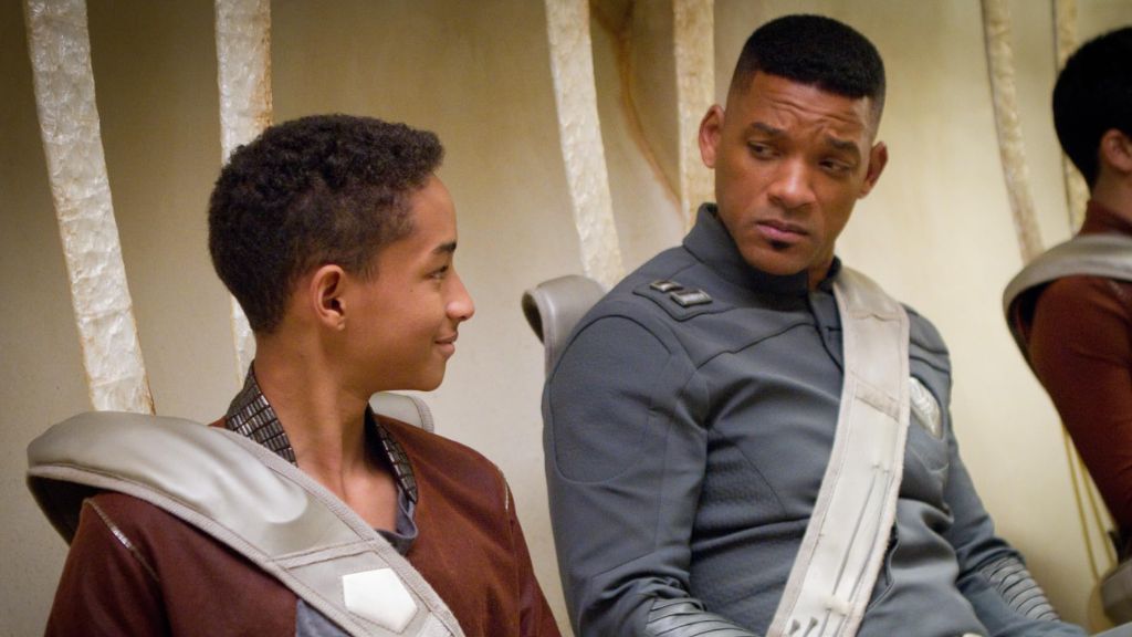 Jaden Smith and Will Smith in After Earth