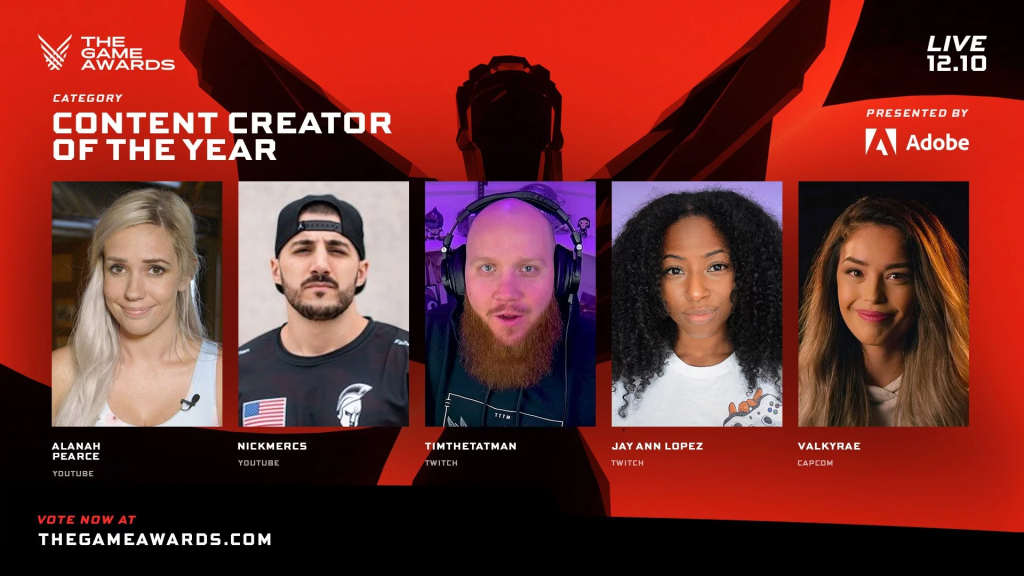 Alanah Pearce was among the nominated content creators at The Game Awards 2020.
