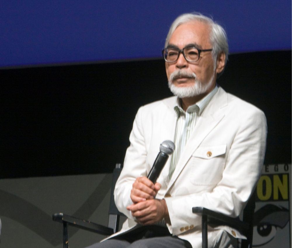 Hayao Miyazaki at the Comic Con (via Flickr)