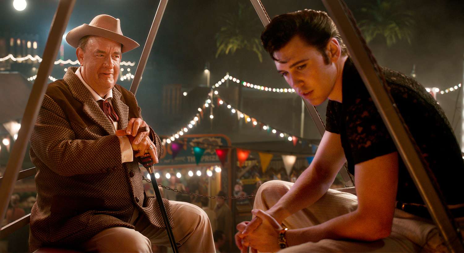 Tom Hanks and Austin Butler in Elvis (2022)