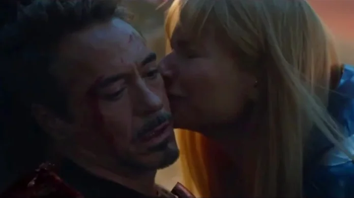 Iron Man and Pepper in Endgame