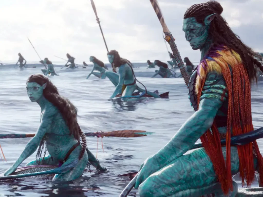 A still from Avatar: Way of Water 