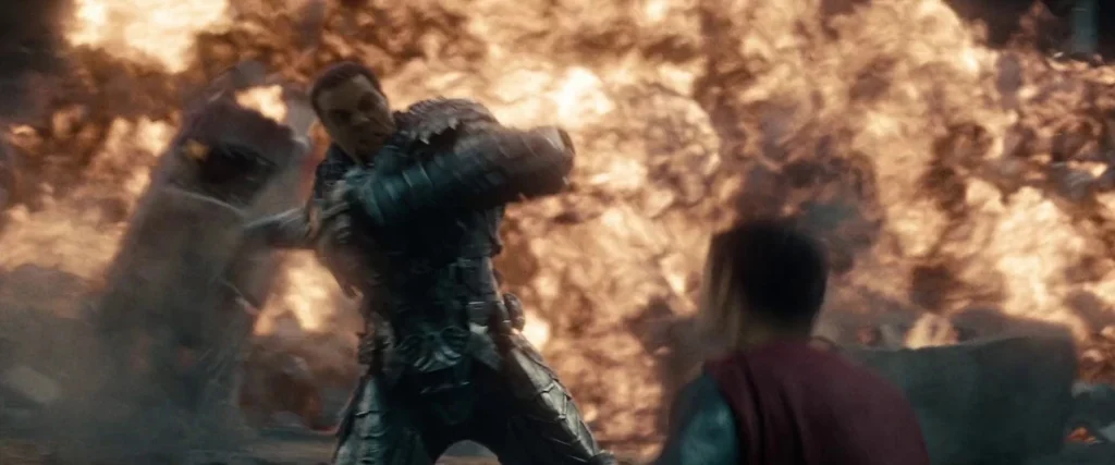 The battle of Metropolis in Man of Steel (2013)