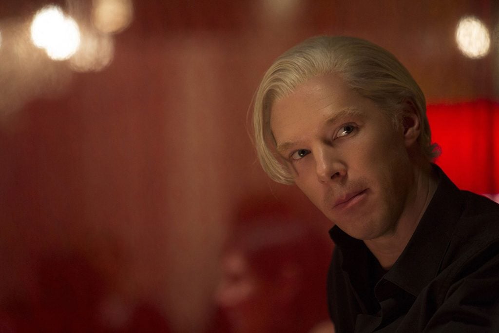 Benedict Cumberbatch as Julian Assange in a still from The Fifth Estate