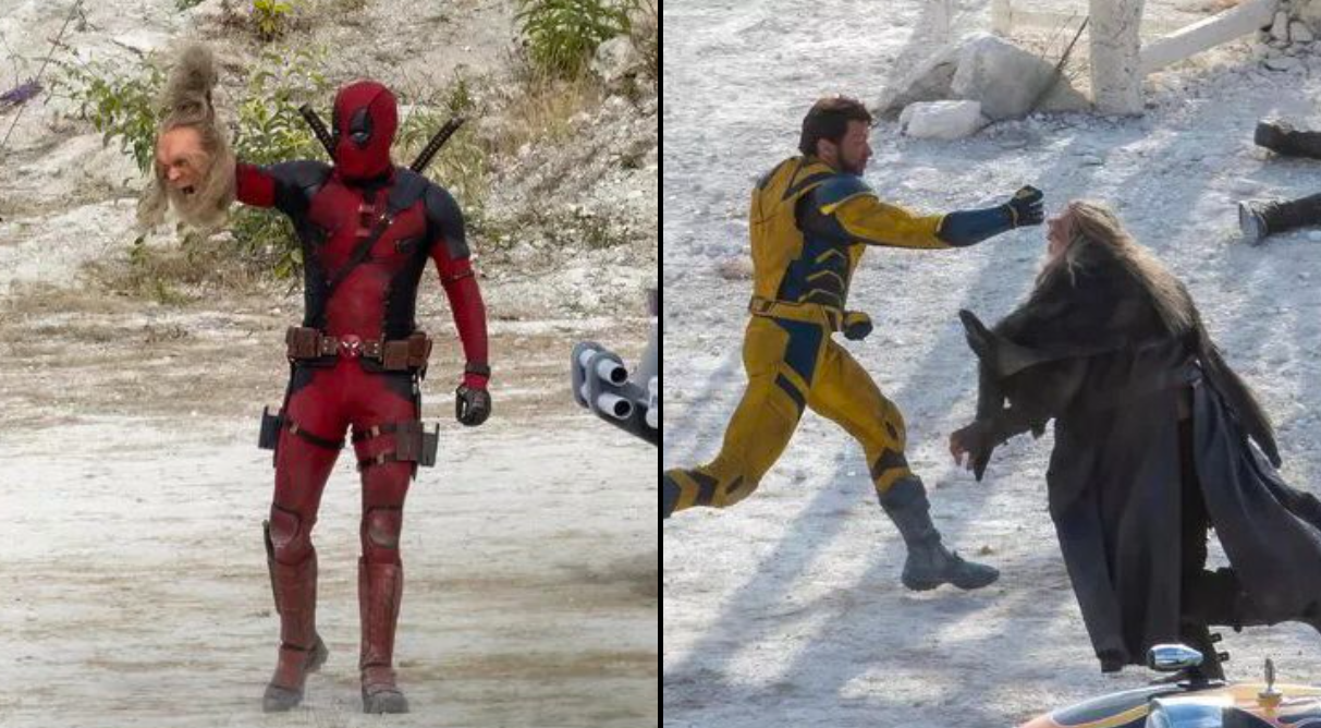 Photo Leaks from the sets of Deadpool 3 (via @weeklycut on X)