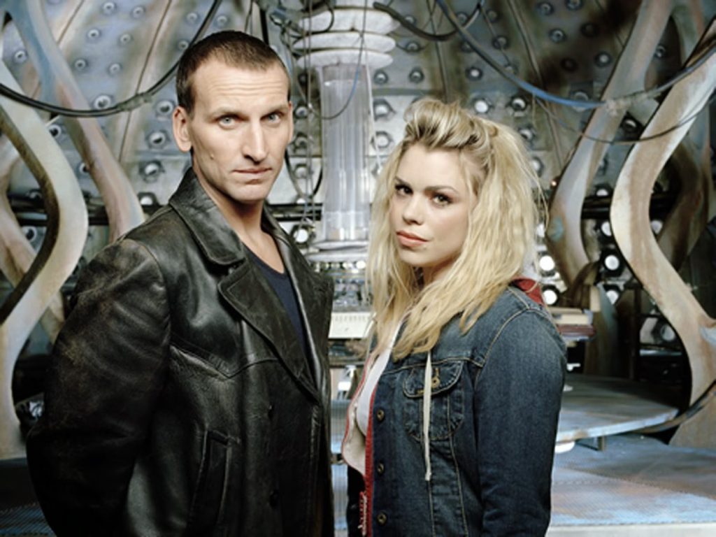 Christopher Eccleston in a still from Doctor Who