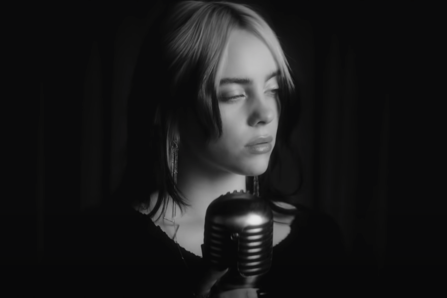 Billie Eilish in the video for "No Time to Die." | Photo: Youtube