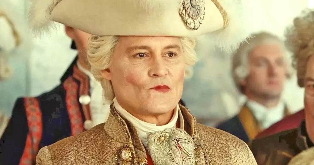Johnny Depp as Louis XV in Jeanne du Barry