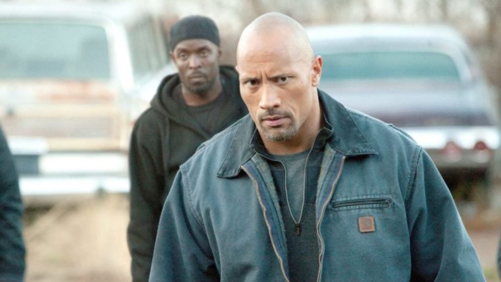 johnson in a still from snitch
