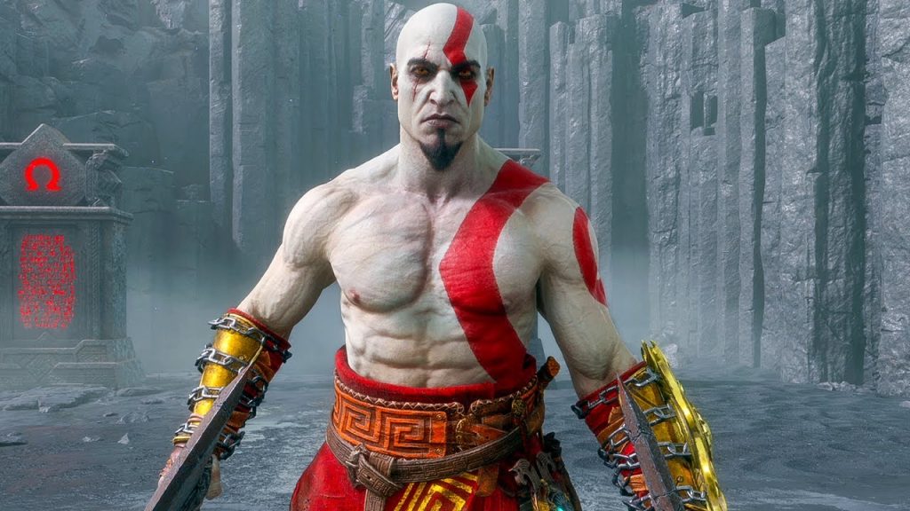 Kratos rocks his classic God of War appearance in the DLC.
