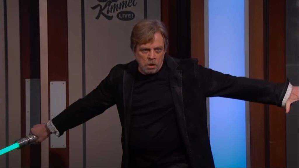 Mark Hamill in an appearance on the Jimmy Kimmel Live! (2017)