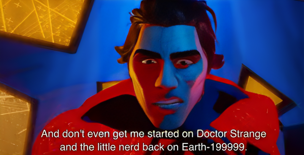 Miguel O'Hara's reference in Spider-Man: Across the Spider-Verse