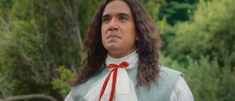 Nathaniel Curtis as Isaac Newton in Doctor Who 2023 specials