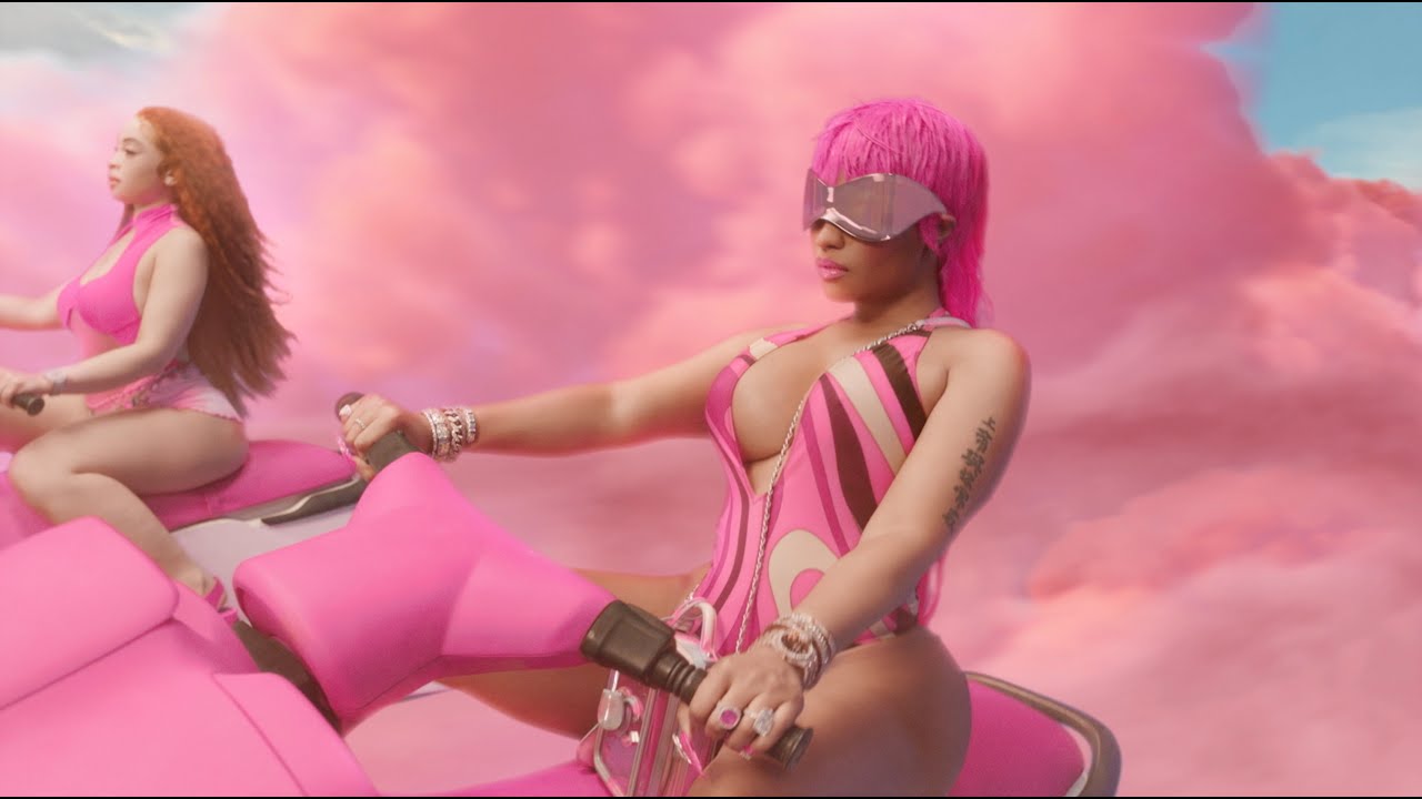 A still shot of rapper Nicki Minaj