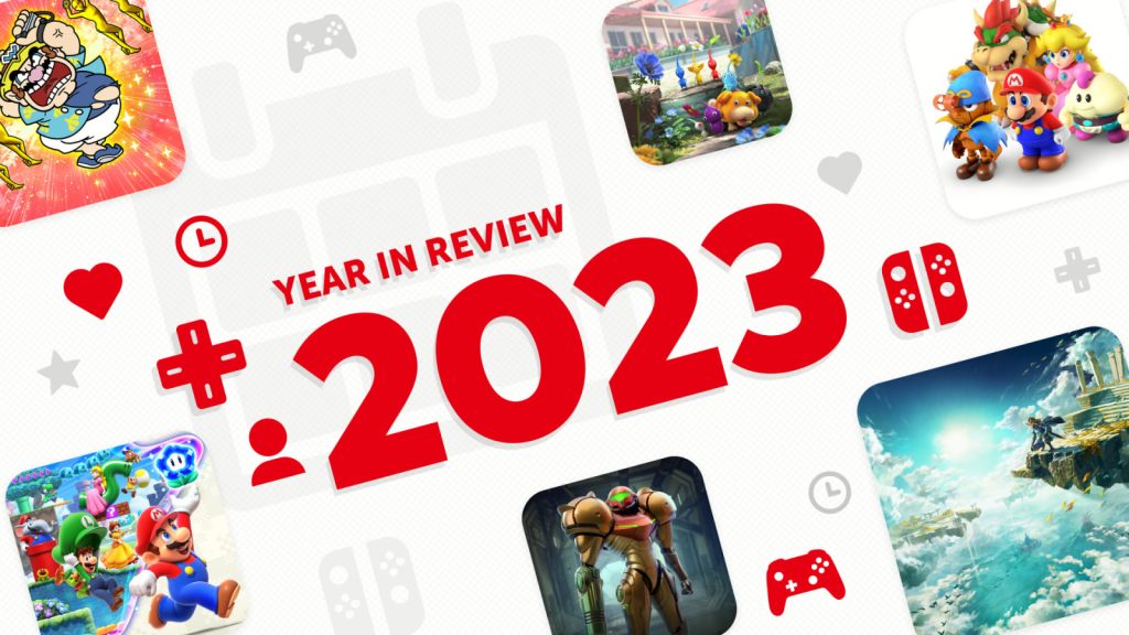 Nintendo celebrates an excellent run with Switch Year in Review 2023.
