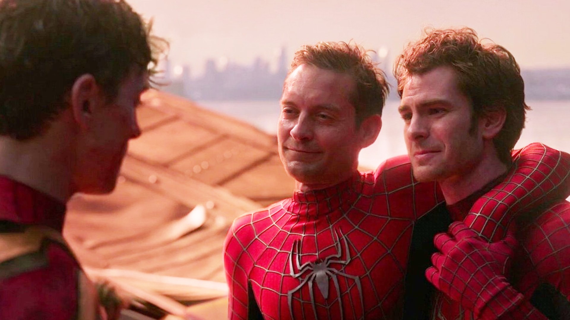 Andrew Garfield and Tobey Maguire