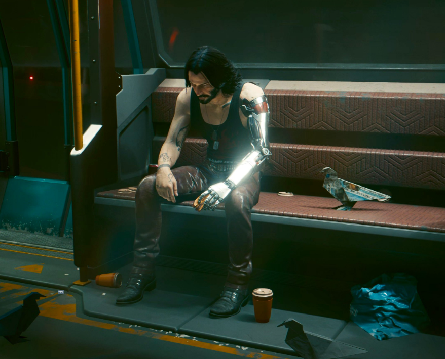 Keanu Reeves' sad moment in Cyberpunk 2077