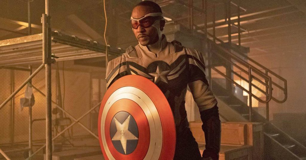 Sam Wilson as iconic superhero Captain America