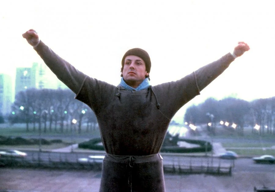 Sylvester Stallone in and as Rocky 