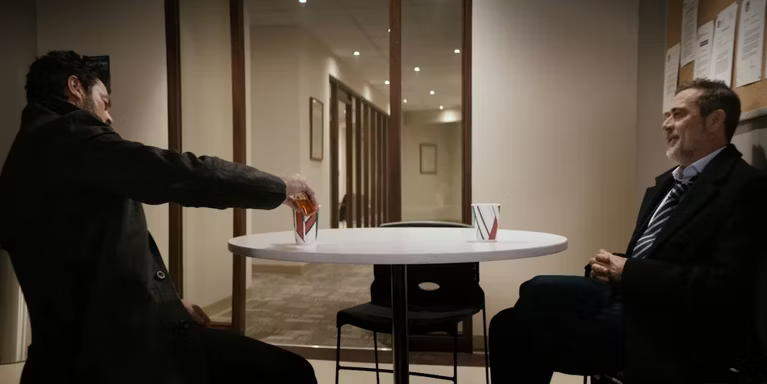 Jeffrey Dean Morgan's character conversing with Karl Urban's Billy Butcher in The Boys Season 4