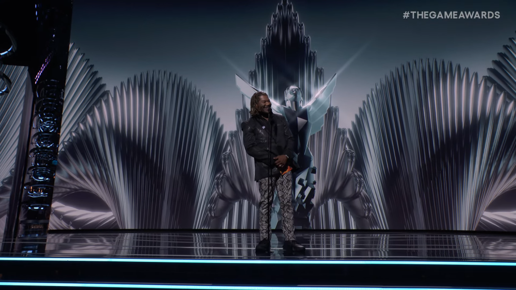 Actor Christopher Judge used his time on stage to diss the Call of Duty campaign. Image credit: Christopher Judge/The Game Awards