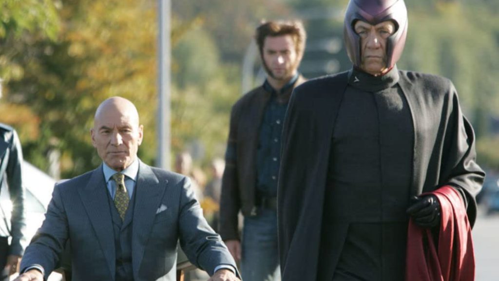 Ian McKellen and Patrick Stewart in X-Men: The Last Stand